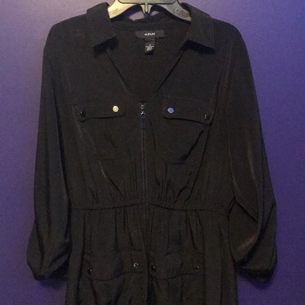 Alfani Black Jacket Dress